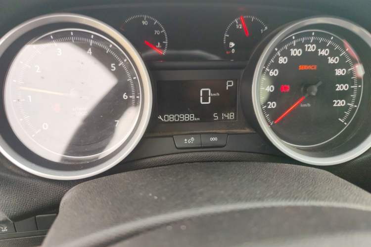Used Peugeot 408 2019 360THP Automatic Luxury Edition China VI Standard Odometer Close Up