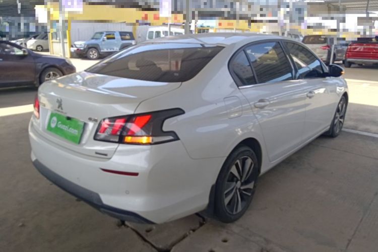 Used Peugeot 408 2019 350THP Automatic Luxury Edition China V Standard Rear Right 45 Deg