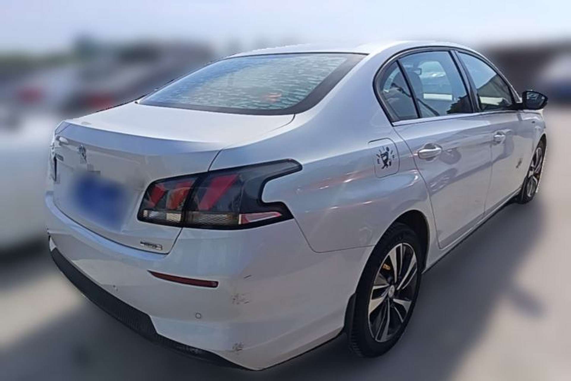 Used Peugeot 408 2019 350THP Automatic Luxury Edition China V Standard Rear Right 45 Deg