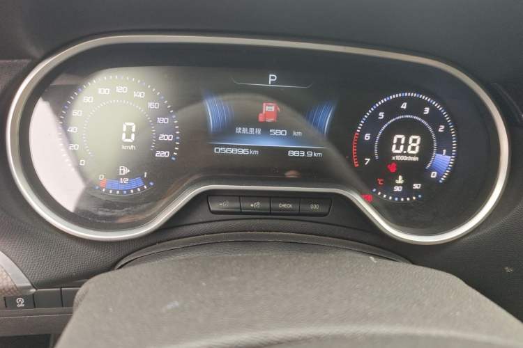 Used Peugeot 408 2020 360THP 10th Anniversary Edition Odometer Close Up