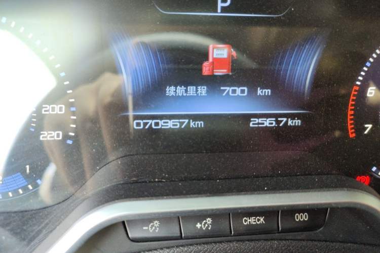 Used Peugeot 408 2020 360THP 10th Anniversary Edition Odometer Close Up