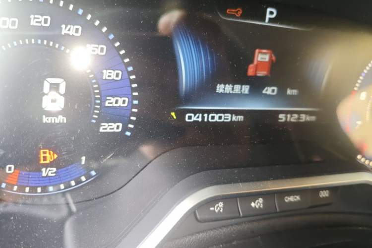 Used Peugeot 408 2020 360THP 10th Anniversary Edition Odometer Close Up
