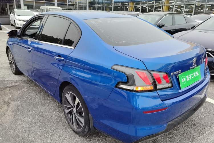 Used Peugeot 408 2020 360THP 10th Anniversary Edition Rear Left 45 Deg