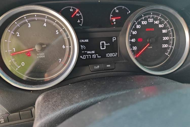 Used Peugeot 408 2020 360THP 10th Anniversary Premium Edition Odometer Close Up