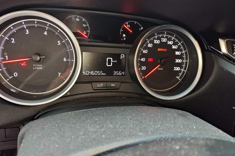 Used Peugeot 408 2020 360THP 10th Anniversary Premium Edition Odometer Close Up