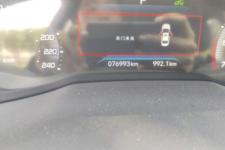 Used Peugeot 408 2022 1.6T Dream Edition Odometer Close Up