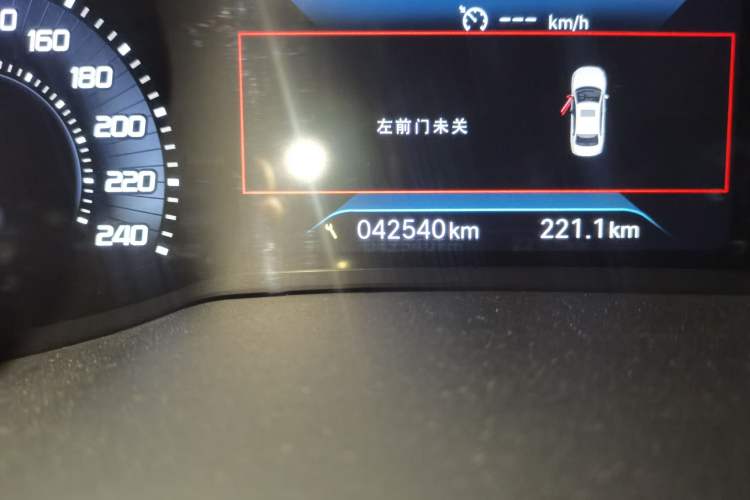 Used Peugeot 408 2022 1.6T Ambition Edition Odometer Close Up