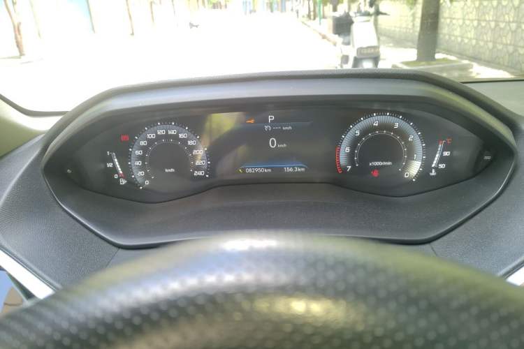 Used Peugeot 408 2022 1.6T Ambition Edition Odometer Close Up