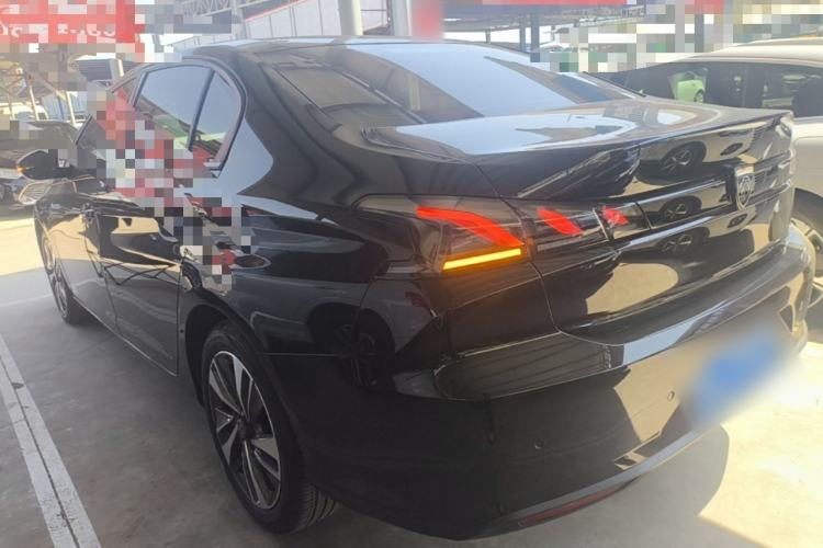 Used Peugeot 408 2022 1.6T Light-Chasing Edition Rear Left 45 Deg