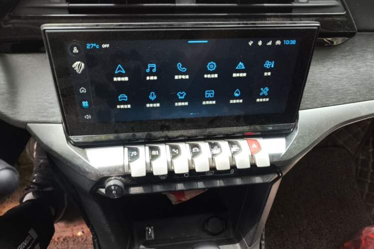 Used Peugeot 408 2022 1.6T Light-Chasing Edition Audio And AC Panel