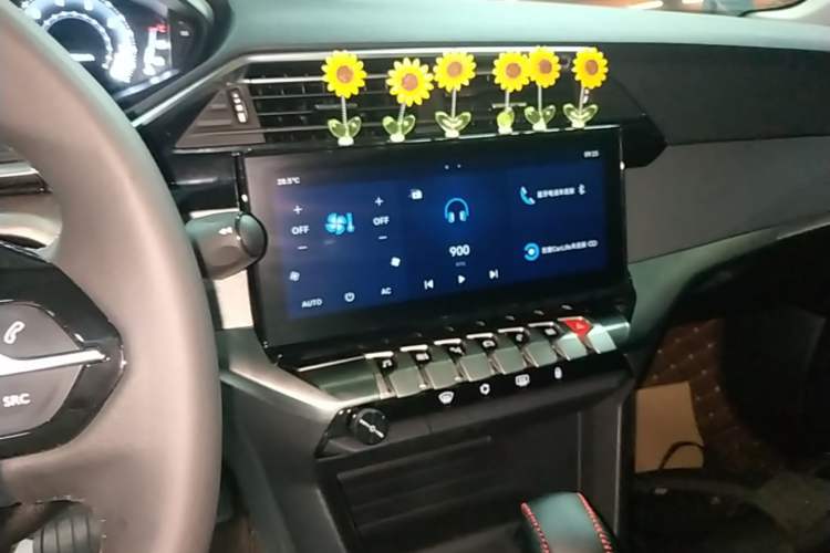 Used Peugeot 408 2022 1.6T Ambition Edition Audio And AC Panel