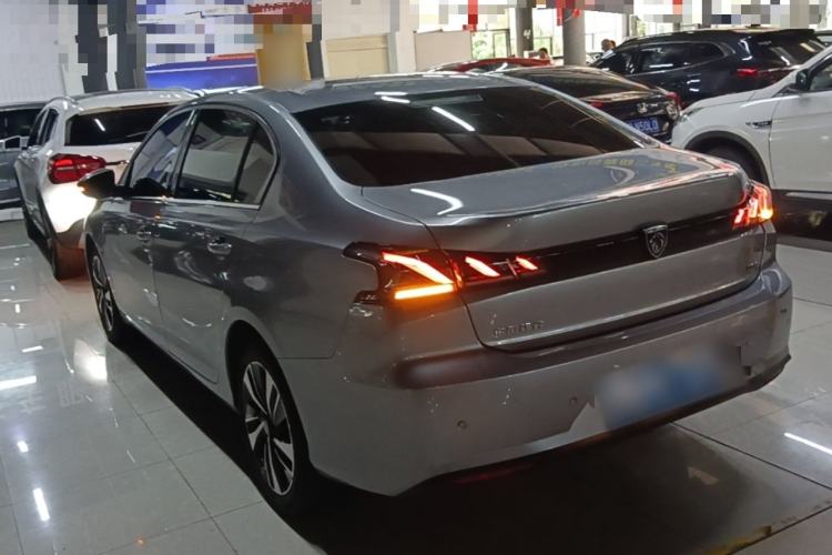 Used Peugeot 408 2022 1.6T Light-Chasing Edition Rear Left 45 Deg