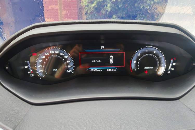 Used Peugeot 408 2022 1.6T Light-Chasing Edition Instrument Cluster
