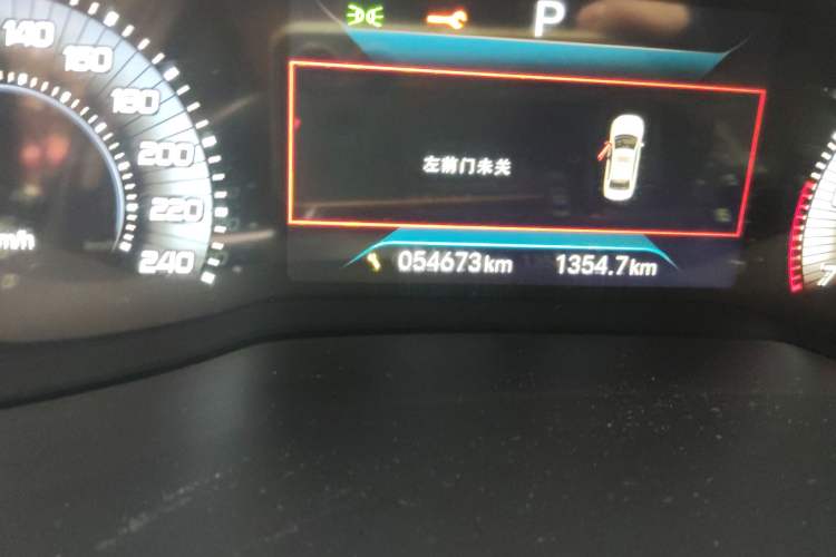Used Peugeot 408 2022 1.6T Ambition Edition Odometer Close Up