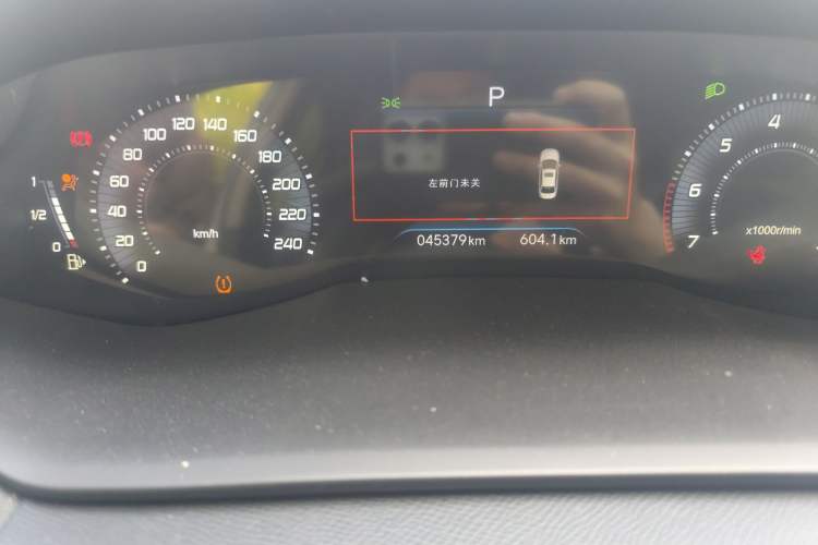 Used Peugeot 408 2022 1.6T Ambition Edition Odometer Close Up