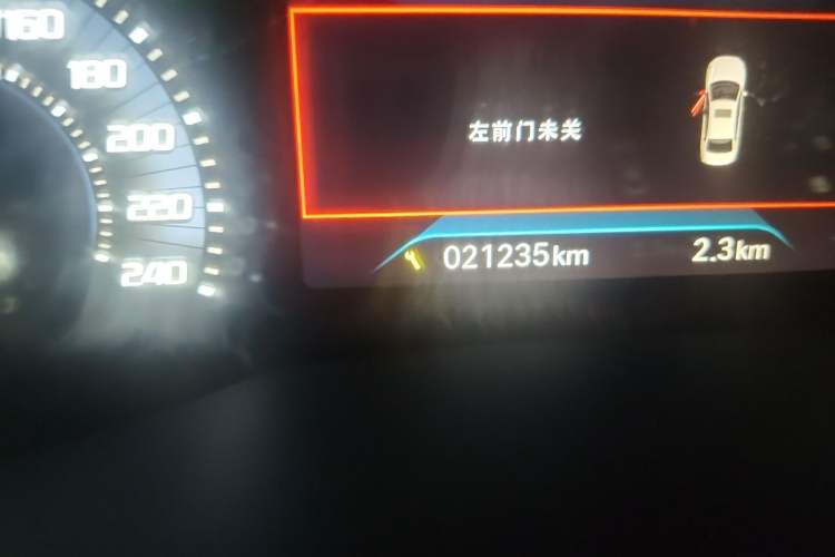 Used Peugeot 408 2022 1.6T Ambition Edition Odometer Close Up