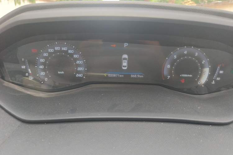 Used Peugeot 408 2022 1.6T Ambition Edition Odometer Close Up