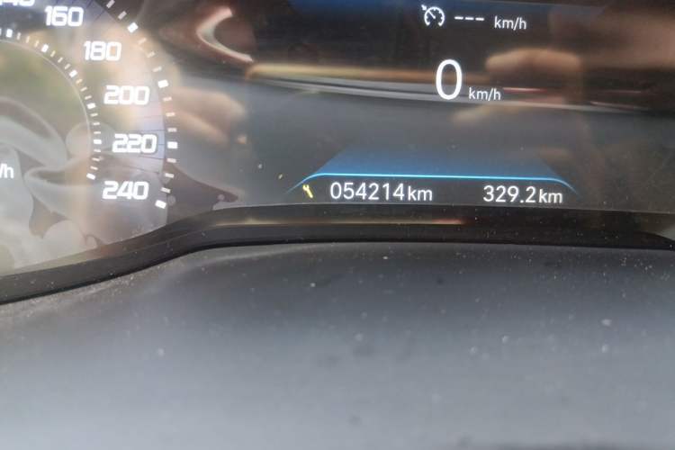 Used Peugeot 408 2022 1.6T Ambition Edition Odometer Close Up