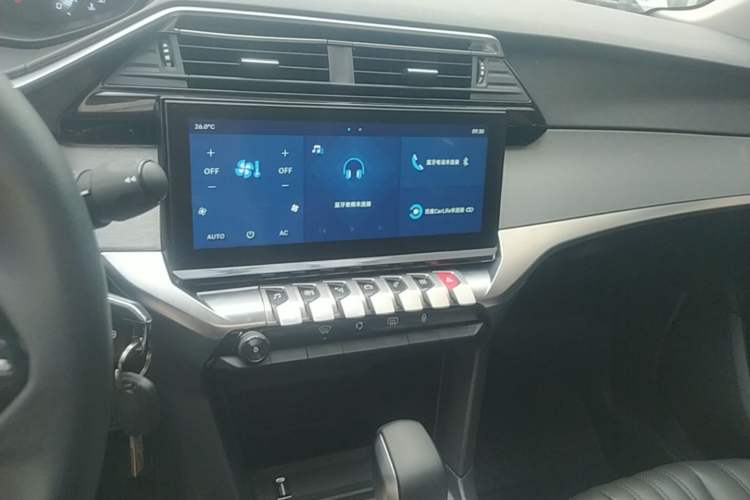 Used Peugeot 408 2022 1.6T Ambition Edition Audio And AC Panel