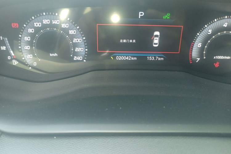 Used Peugeot 408 2022 1.6T Dream Edition Odometer Close Up