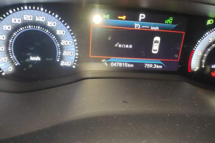 Used Peugeot 408 2022 1.6T Dream Edition Odometer Close Up