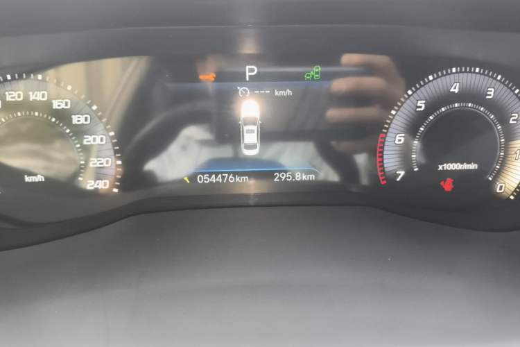 Used Peugeot 408 2022 1.6T Dream Edition Odometer Close Up