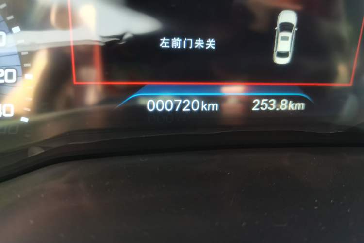 Used Peugeot 408 2022 1.6T Ambition Edition Odometer Close Up