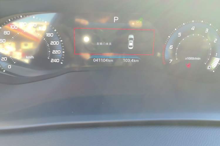 Used Peugeot 408 2022 1.6T Dream Edition Odometer Close Up
