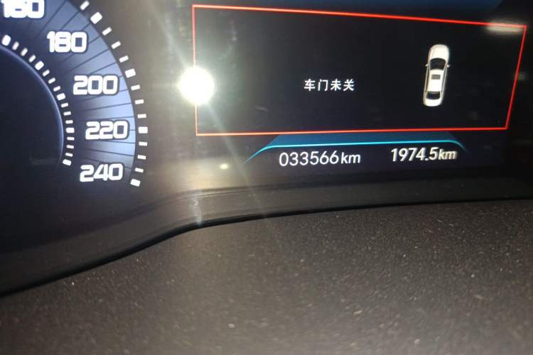 Used Peugeot 408 2022 1.6T Ambition Edition Odometer Close Up