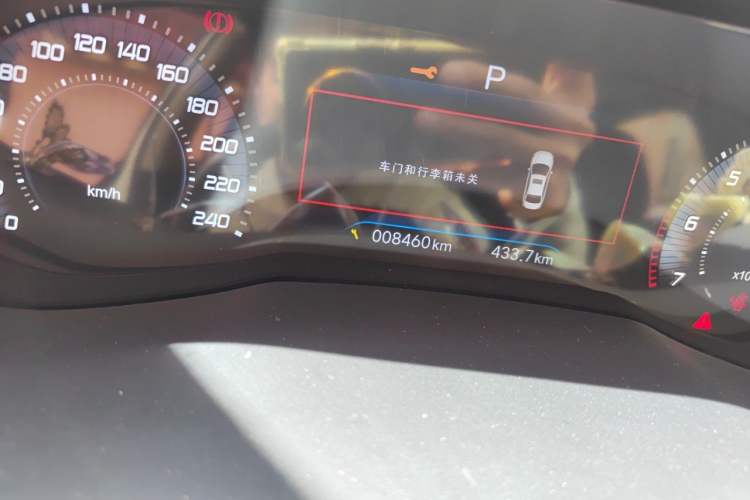 Used Peugeot 408 2022 1.6T Ambition Edition Odometer Close Up
