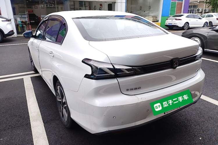 Used Peugeot 408 2022 1.6T Light-Chasing Edition Rear Left 45 Deg