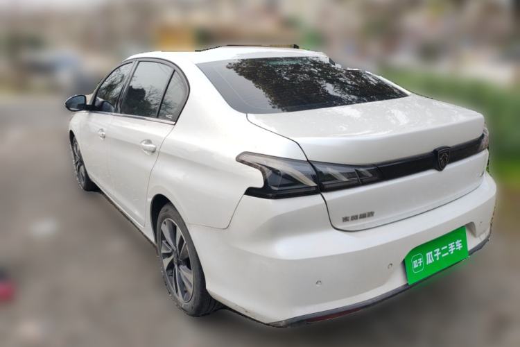 Used Peugeot 408 2022 1.6T Light-Chasing Edition Rear Left 45 Deg