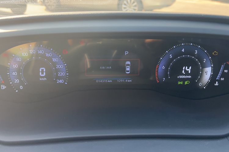 Used Peugeot 408 2024 360THP "Da Da" Model – Latou Edition Odometer Close Up