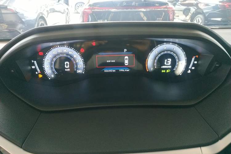 Used Peugeot 408 2024 360THP "Da Da" Model – Latou Edition Odometer Close Up