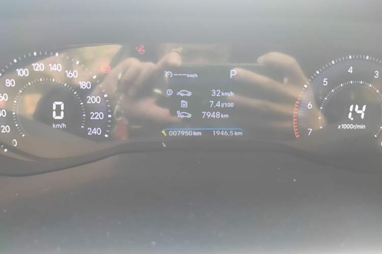 Used Peugeot 408 2024 360THP "Da Da" Model – Latou Edition Odometer Close Up