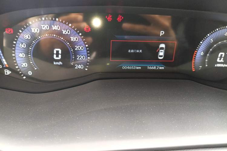 Used Peugeot 408 2024 360THP "Da Da" Edition – Romani Version Odometer Close Up