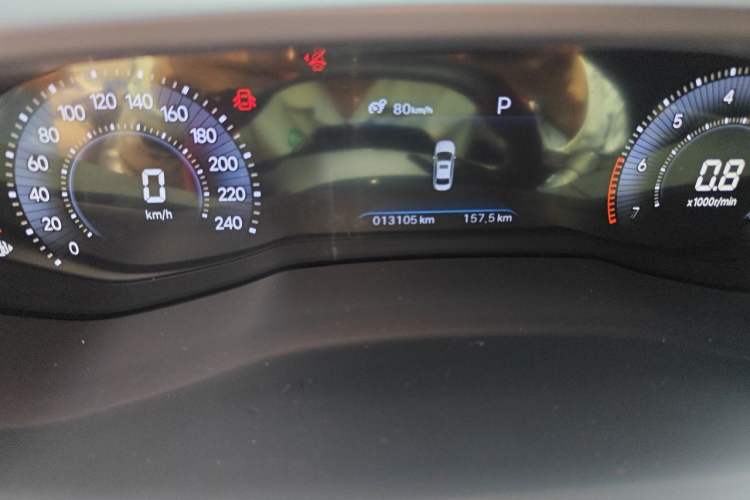 Used Peugeot 408 2024 360THP "Da Da" Model – Latou Edition Odometer Close Up