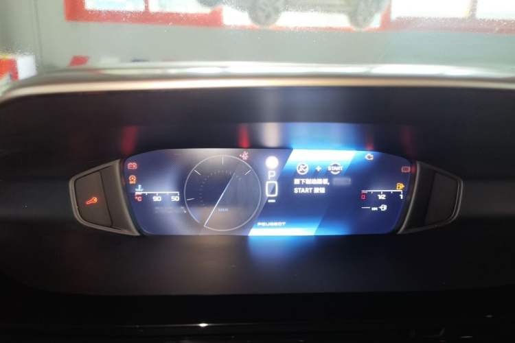 Used Peugeot 408X 2023 Gravity Edition Odometer Close Up