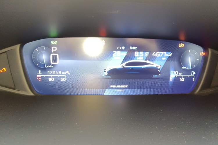 Used Peugeot 408X 2023 Charm Version Instrument Cluster
