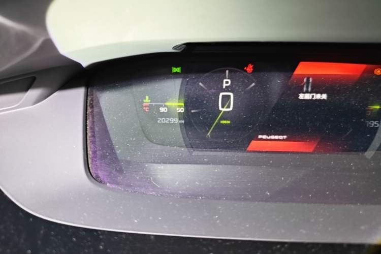 Used Peugeot 408X 2023 Boundary-Free Edition Odometer Close Up