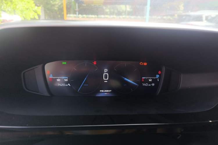 Used Peugeot 408X 2023 Gravity Edition Odometer Close Up