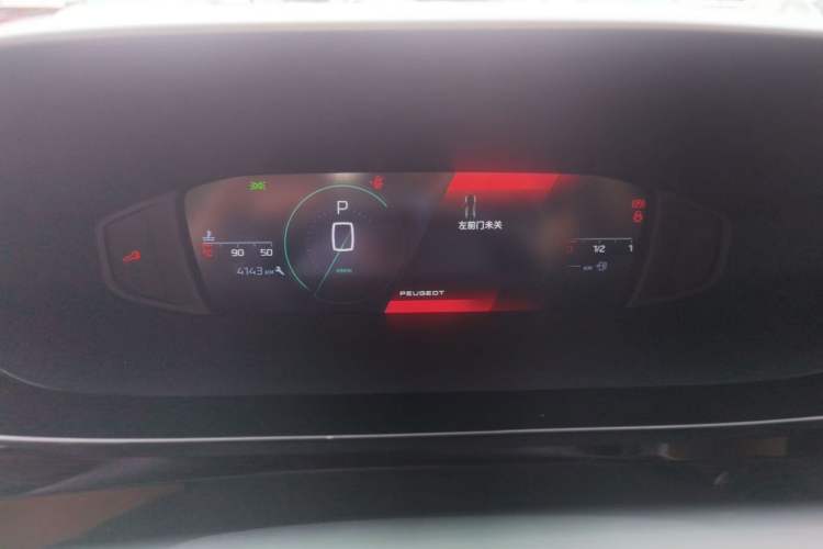 Used Peugeot 408X 2023 Gravity Edition Odometer Close Up