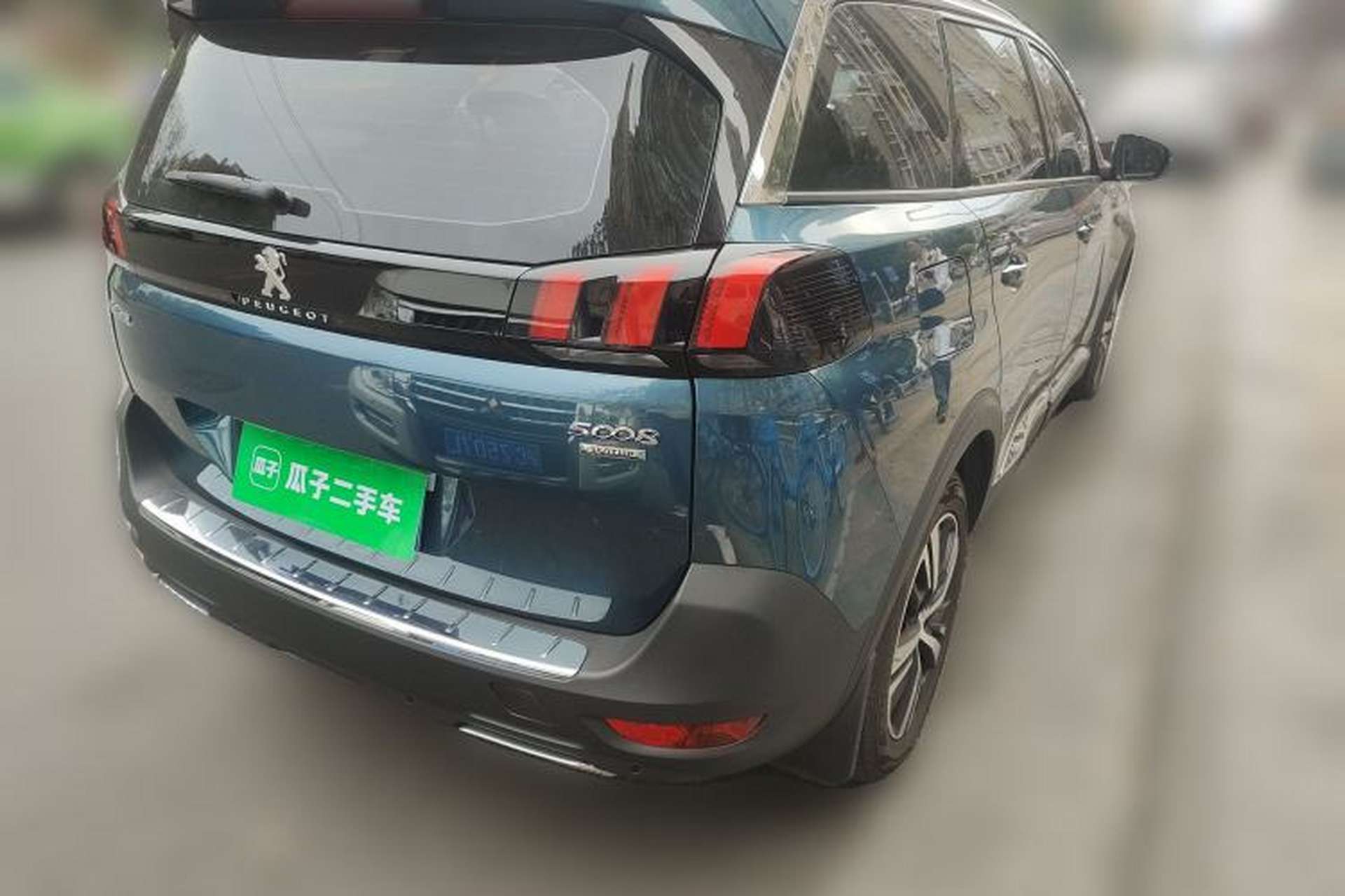Used Peugeot 5008 2017 350THP 7-Seater Elite Edition Rear Right 45 Deg