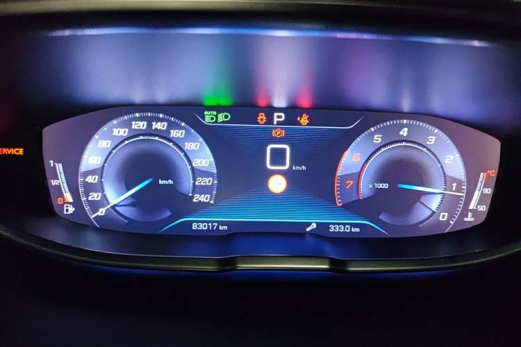 Used Peugeot 5008 2017 380THP 7-Seater Luxury GT Edition Instrument Cluster