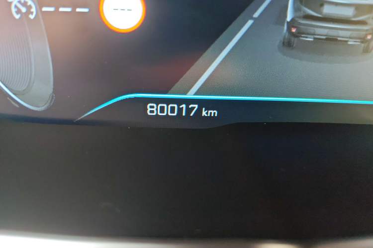 Used Peugeot 5008 2017 380THP 7-Seater Boundary-Free Edition Odometer Close Up