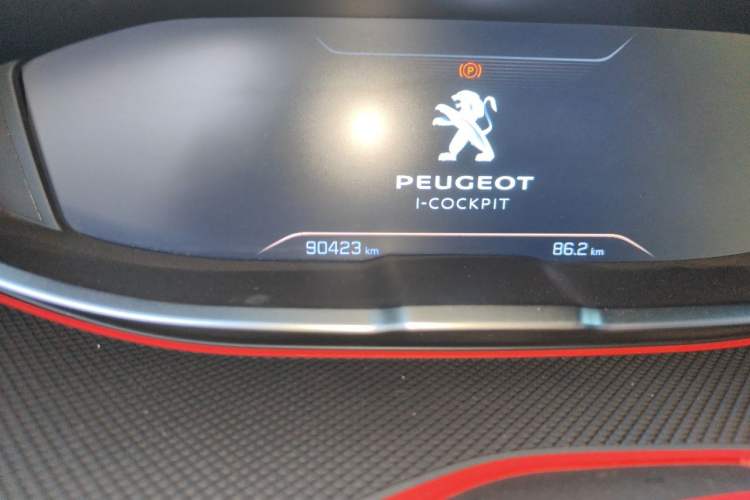 Used Peugeot 5008 2017 380THP 7-Seater Luxury GT Edition Odometer Close Up