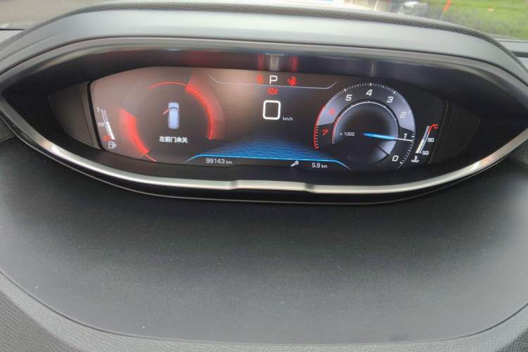 Used Peugeot 5008 2019 360THP 5-Seat Elite Edition Odometer Close Up