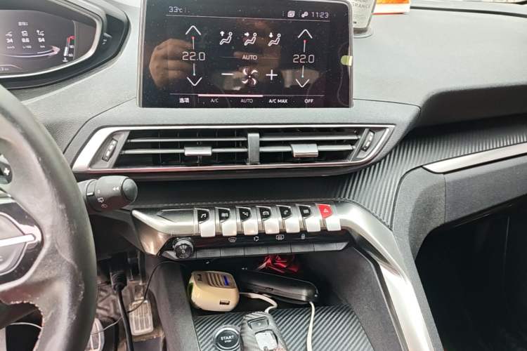 Used Peugeot 5008 2019 Revised Version 360THP 5-Seater Elite Edition Audio And AC Panel