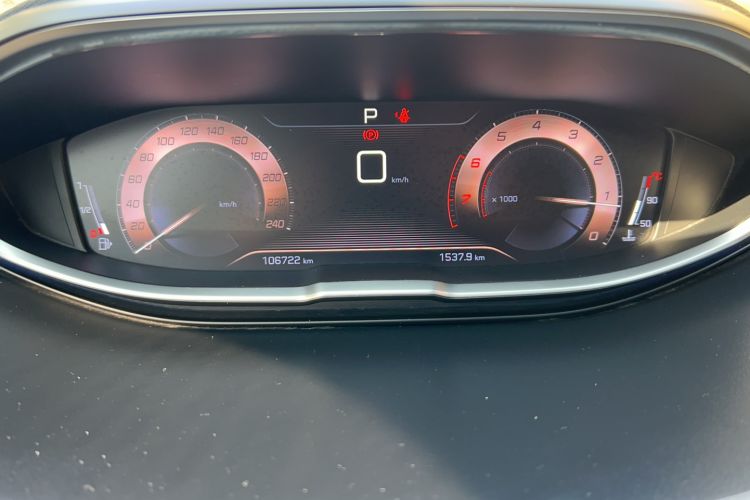 Used Peugeot 5008 2019 380THP 5-Seater Elite Edition Odometer Close Up
