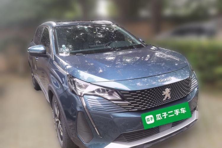 Used Peugeot 5008 2021 400THP 7-Seater Powerful Edition Front Right 45 Deg